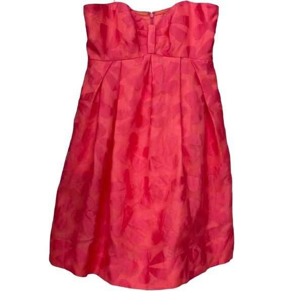 Jill Staurt Sweetheart Ruched Ruffle Strapless Cocktail Dress Size: 10 - Picture 8 of 12
